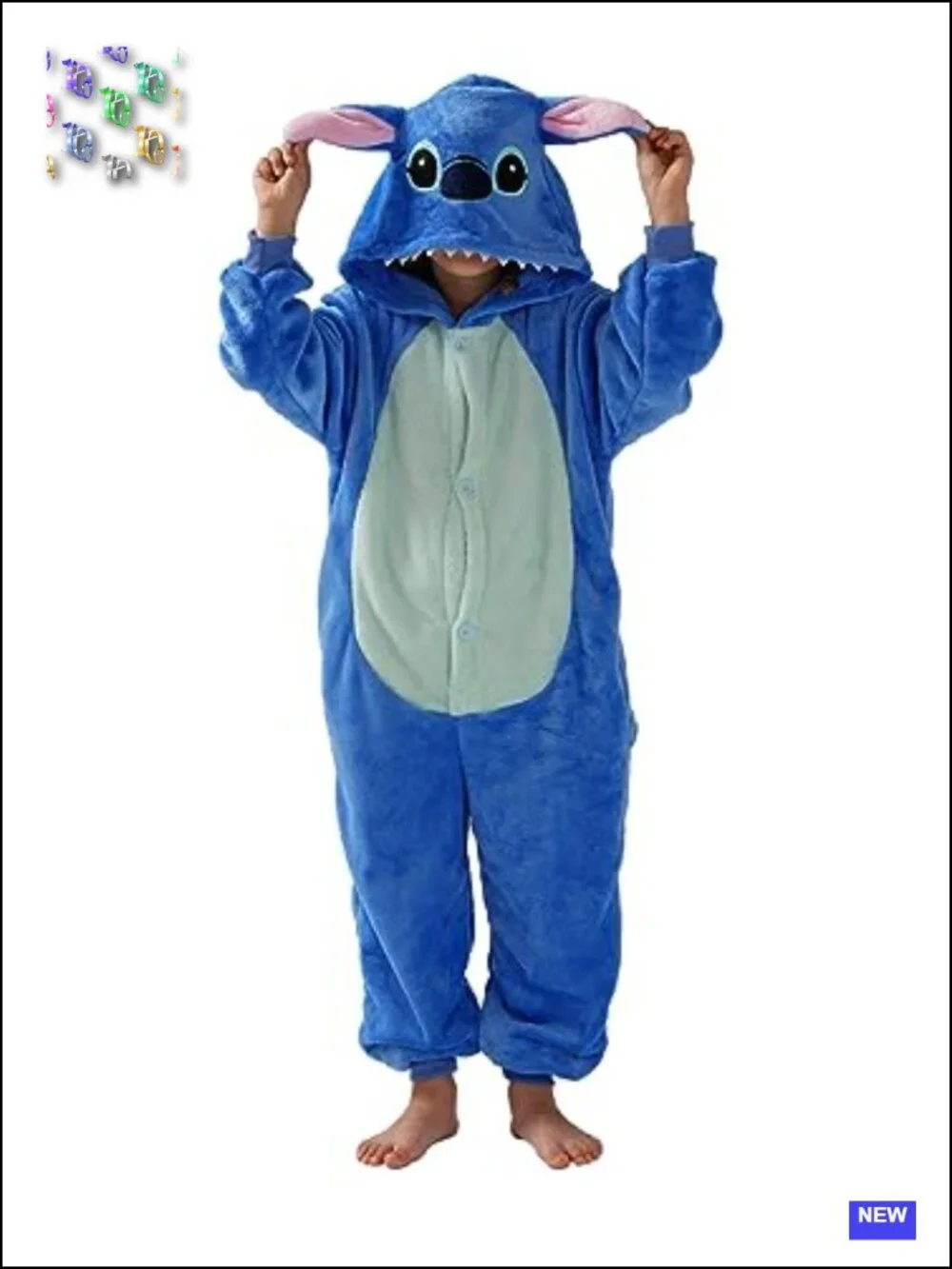 Unisex Flannel Onesie Pajamas with Animal Hood